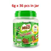 6g x 36 pcs NESTLE MILO Choco Bar JAR Chocolate Flavor Confectionery Halal