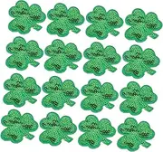 Tofficu 1 Set Patrick's Day Embroidered Clothes Patches Green Shamrock Stickers for Festive Fashion Unique Decorative Accessories for Clothing and Accessories