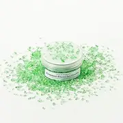Green Blunt Crushed Glass Sprinkles,for Crafts Jewelry Making and DIY Resin Molds Decoration Glass Chips,2-4mm Glitter Colorful Clear Chunky Glass Shards,Broken Glass Crystals Sparkle.(100g)
