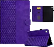 Case for Samsung Galaxy Tab A8 10.5 Inch Cover 2021 Magnetic PU Leather Folio Adjustable Stand Shell Foldable Card Holder Multi-Angle Galaxy Tab A8,Purple