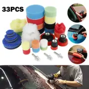 Car Polisher Gross Polishing Pad Drill Adapter Sponge Buffer Waxing VV