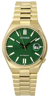 Citizen Tsuyosa Stainless Steel Green Dial Automatic NJ0152-51X 50M Mens Watch