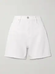 [FRAME] FRAME - Easy Denim Shorts - White - 31 31 White