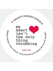 Massage Candle - Naughty throbbing Message - Madagascar Vanilla