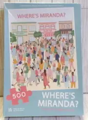 RARE NEW SEALED VINTAGE WHERE IS MIRANDA 500 PIECE PUZZLE MADE IN THE UK