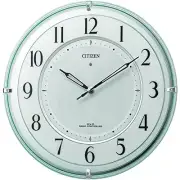 rhythm Citizen wall clock radio wave analog solar-auxiliary power φ34.6 × 5.2cm