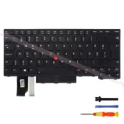 Estonian Backlit Keyboard for Lenovo L14 Gen2 Type 20X1 20X2 Laptops (ThinkPad)