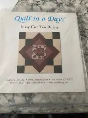 Quilt in a day Fussy Cut Trio rulers/ruler template
