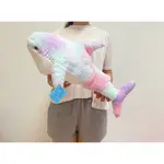 彩色鯊魚娃娃 粉色鯊魚娃娃 彩虹鯊魚娃娃 鯊魚抱枕 鯊魚娃娃