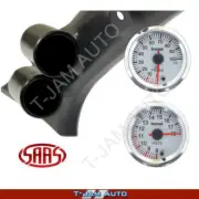 Pillar Pod for Toyota Prado 09-on + Oil Press + Volt Wht AT Gauges