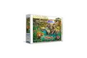 1000pc Harlington Jigsaw Puzzle African Waterhole Kids Wildlife Puzzle 8y+