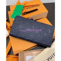 在飛比找蝦皮購物優惠-LOUIS VUITTON 路易威登 LV 經典花紋 海軍藍