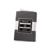 Revive Charcoal 100% Cotton Jersey Super Soft Fitted Sheet Combo Set Double 38cm