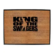 Golf Oob King Of The Swingers - Funny Novelty Doormat Man Cave Floor mat