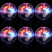 6 Pieces Ghost Hunting Cat Ball Activated Cat Toy Motion LED Light Pet Balls