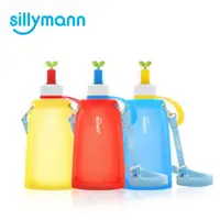 在飛比找蝦皮購物優惠-韓國製 SILLYMANN-100%兒童便攜捲式鉑金矽膠水瓶