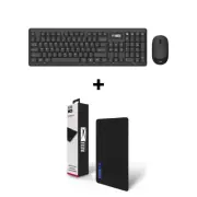 Altec Lansing ALBC6314 SPANISH Wireless Keyboard and Mouse + Mousepad Combo