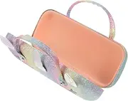 [LIFKOME] Portable Glasses Case Women Sunglasses Eye Glasses Sun Glasses Sunglasses Pink Sunglasses Eyeglass Holder Sunglasses Case Eyeglasses Eyeglass Container Pu Leather
