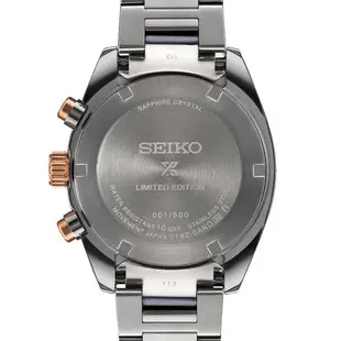 SEIKO 精工 金牌亞運楊勇緯 廣告款 Prospex SPEEDTIMER 台灣限量款 太陽能計時手錶(SSC925P1/V192-0AK0B)