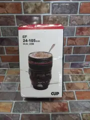 24~105 Camera Lens Coffee Mug Photo Coffee Cup Travel Thermos New Open Box