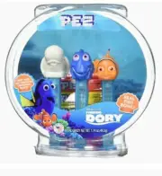 Pez Finding Dory Gift Set In Real Fish Bowl Nemo Bailey Dory Candy +5Dispenser