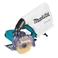 在飛比找momo購物網優惠-【MAKITA 牧田】5吋電動切石機 125mm 附集塵袋(