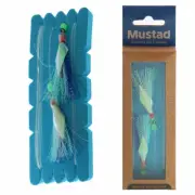Mustad UltraPoint Penetrator Flasher Rig Blue Silver 2/0