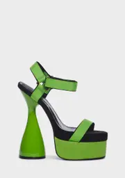 Blurred Lines Platform Heels