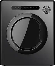 Portable Dryer, Digital Control Compact Laundry Dryer, for Small Spaces, RVs and Apartments, for Home Household Cloth Drying Baby Clothes,Black