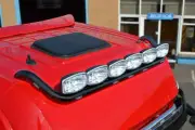 Roof Bar BLACK+Jumbo LED Spots+LEDs For Mercedes Actros MP5 2019+ Classic Space