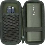 Hard Case Compatible with Sonos Roam 2 / Sonos Roam/Sonos Roam SL Portable Waterproof Speaker (Green Case)