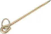 GRIRIW Outdoor Dog Stake Heavy Duty Ground Anchor Stake Dog Tie Down Stake Rebar Stake for Tethering Dogs