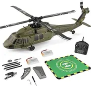 Mini WL K170 Helicopter for Adults, UH-60L 170 2.4G 4CH Flybarless RC Helicopter, Outdoor Hobby RC Toy Model