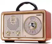 AM FM Retro Radio Portable Vintage Shortwave Radio with Bluetooth Speaker