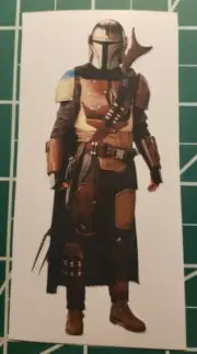 Mandalorian full Color vinyl Decal.