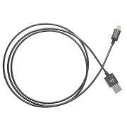 Mbeat Toughlink Space Gray 1.2m Metal Braided MFI Lightning Cable