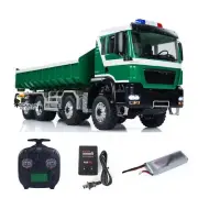 1:14 LESU Metal 8x8 TGS Roll On/off RC Hydraulic Dumper Tipper Truck RTR Model