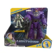 Buzz Lightyear & Zurg Action Figure Toy Set Imaginext Disney - New