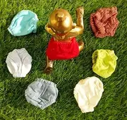 [Generic] Laddu Gopal Ji Dress (Cotton) Laddu Gopal Ji chaddiGrip for Size 6 Combo - Set of 10