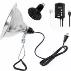 150W Reptile Heat Bulb &Clamp Light 8" Reflector &Digital Thermostat Controller