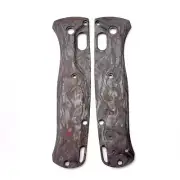 1 Pair Custom Made 3K Carbon Fiber Handle Scales For Benchmade Bugout 535 Knive