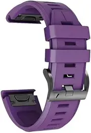 [ISOUDE] 26mm 22mm Silicone Quick Release Strap Strap for Garmin Fenix 7X 7 6 6X Pro 5 5X Plus 3 HR Watch Easyfit Wristband Bracelet