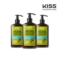 在飛比找ETMall東森購物網優惠-【KISS】以色列摩洛哥油B5洗髮精400ML*3入組