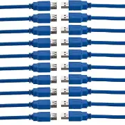 10x 3ft USB 3.0 Extension Cable Type A Male to A Female Extender HIGH SPEED Blue