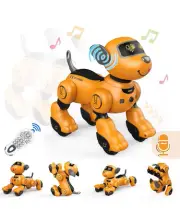VEVOR RC Robot Dog Toy Talking Dancing Touch & Voice Remote Control Programmable
