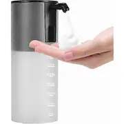 New products in 2023,Automatic Foaming Soap Dispenser Touchless Infrared Motion Battery Operated Sanitary Soap Dispenser, 350ml, Black