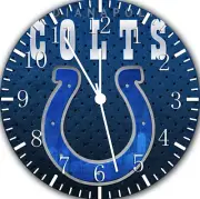 Indianapolis Colts Frameless Borderless Wall Clock Nice For Gifts or Decor F56