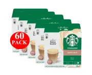 Starbucks By Nescafe Dolce Gusto Caffe Latte Coffee Pods Capsules 60 Pack