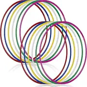Glitter Plastic Exercise Hoop Fitness Circles Fitness Hoop Exercise Rings for Party, Game, Sports, Pilates, Exercise, Playing, Weight Loss Accessories
