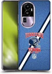Head Case Designs Officially Licensed NFL Football Stripes Tennessee Titans Logo Art Soft Gel Case Compatible with Oppo Reno10 Pro+